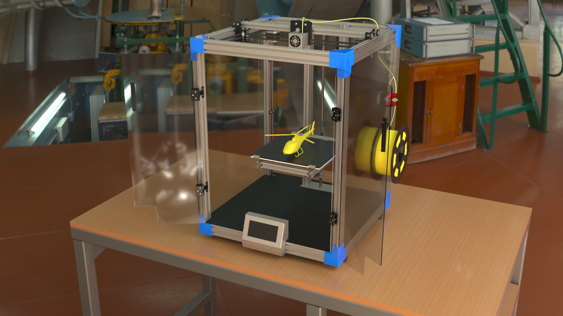 3D Printer Designed in SolidWorks